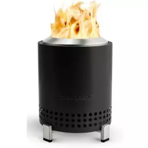 MESA Ash Black Table Top Fire Table