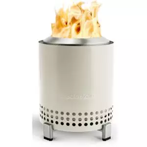 MESA Bone White Table Top Fire Table