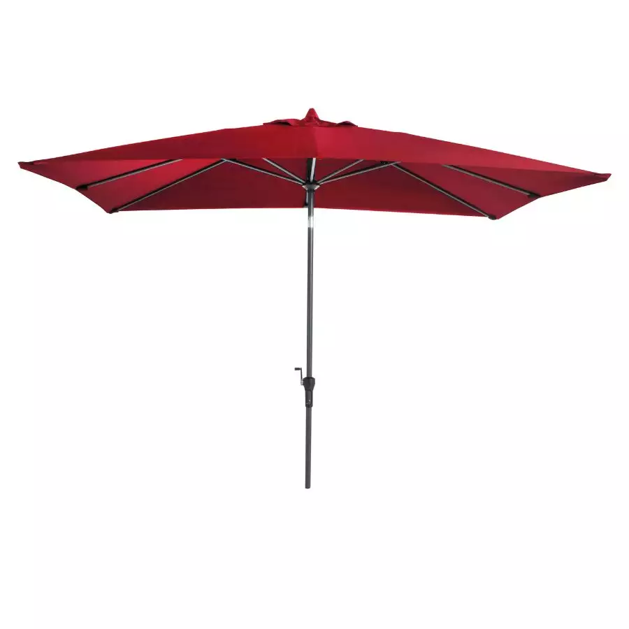 6.5' x 10' Rectangle Polyester Umbrella