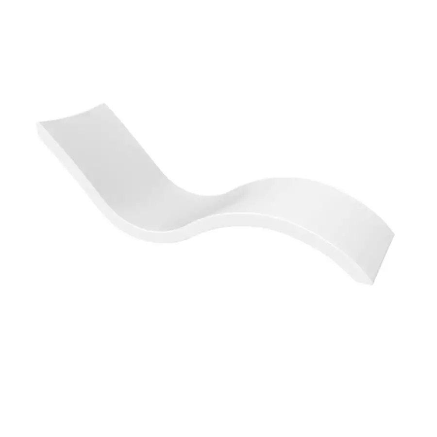 Ledge Lounger Signature Chaise, 0"-9" Water Depth, White