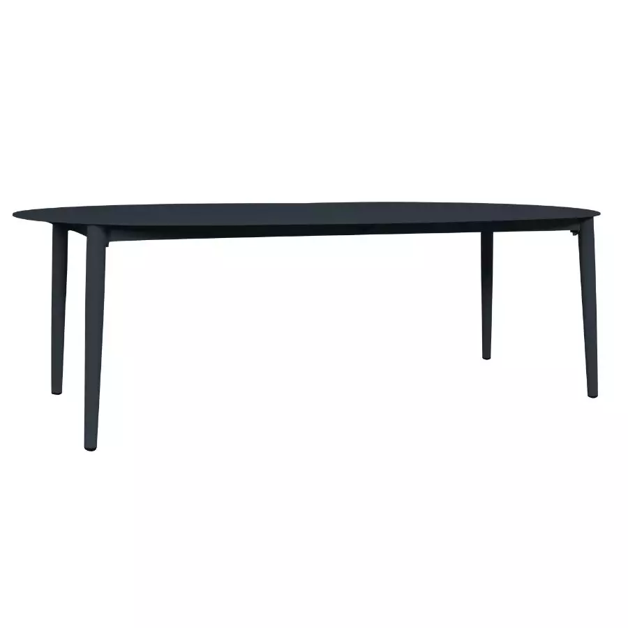 LG Oval Dining Table 47" X 94" Black