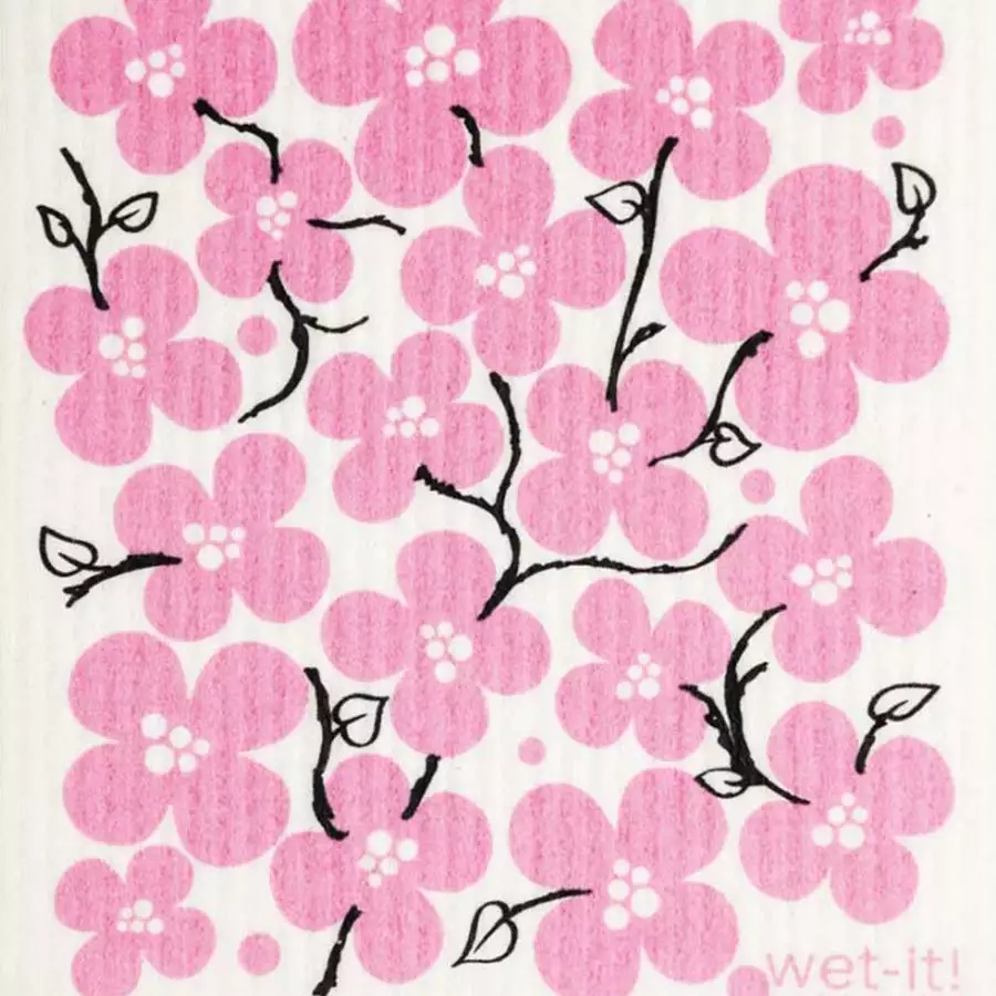 Floral Wet-it Cloth