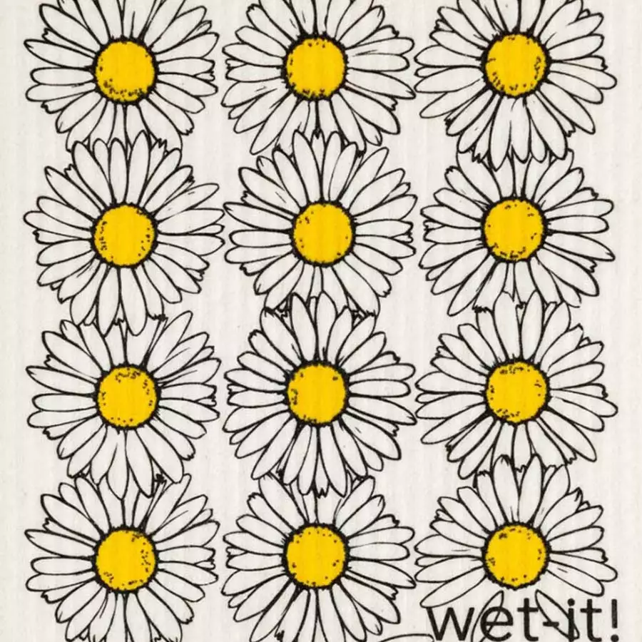 Floral Wet-it Cloth