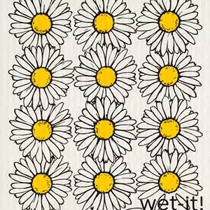 Floral Wet-it Cloth