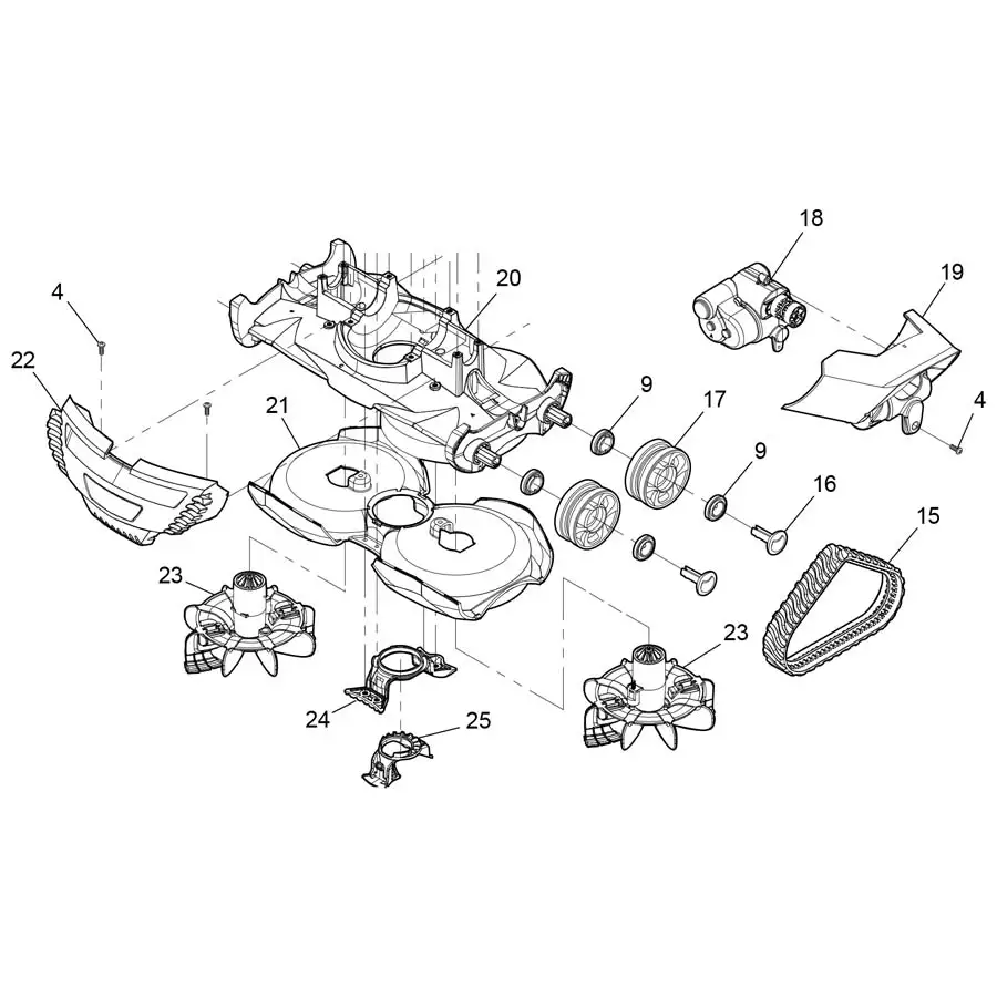 Jandy/Zodiac - Cleaner Parts - MX8 Elite