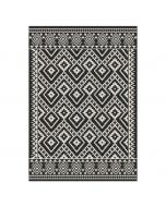 Cabana 8' x 10' Indoor/Outdoor Black Weiss Rug