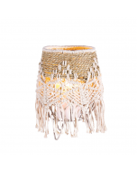 11” Lantern with Macrame