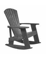 Capterra Adirondack Resin Rocking Chair (Greystone)