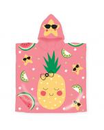 Pineapples Hooded Pool Towel for Kids