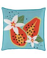 18" Square Cushion Bold Fruit and Flowers