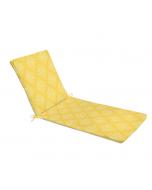 22" x 73" Reversible Lounge Cushion, Yellow