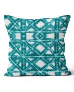 24" Square Lightwire Teal Pillow