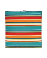 Orange Stripe Poolside Cushion