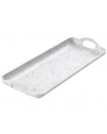 20" x 7.5" Seaglass Handled Tray 