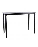 25" x 57" Nostra Rectangular Bar Dining Table, Black