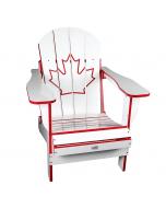 Folding Resin Canada Chair White