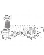Hayward - Pump Parts - Super II Pump 