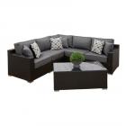 Carolina Sectional Onyx/Grey