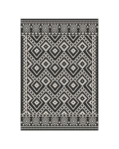Cabana 8' x 10' Indoor/Outdoor Black Weiss Rug