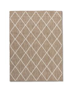 Gemini 5’3”X7’5” Double Sided Taupe/Silver