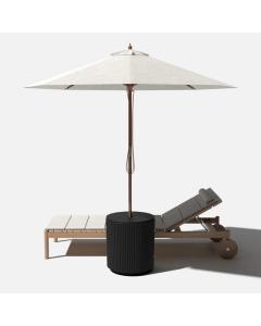Demi Shade Side Table w/ umbrella base