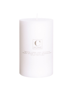 4" x 6" White Candle Pillar