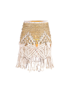 14” Lantern with Macrame