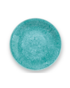 Bali Summer Brights Aqua Reactive Dinner Plate