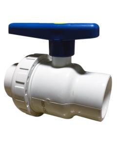 1 1/2" PVC S.U. Ball Valves S/S