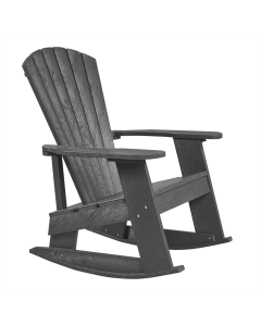 Capterra Adirondack Resin Rocking Chair (Greystone)