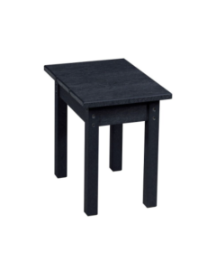 Capterra Adirondack Rectangular Patio Side Table (Onyx)