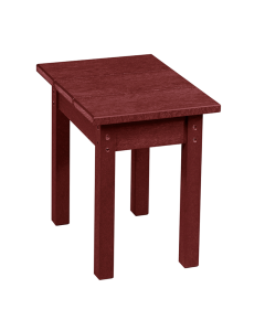 Capterra Adirondack Rectangular Patio Side Table (Red Rock)