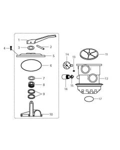 Jacuzzi - Valve Parts - 7-Positon 2" Dial Valve