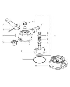 Jacuzzi - Valve Parts - 5-Position Dial Valve