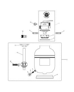 Jacuzzi - Sand Filter Parts - Laser Sand Filter - L140C-250C