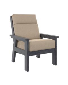 Charleston High Back Cushion Cast Ash