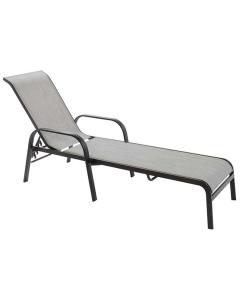 Sling Chaise Lounge Grey