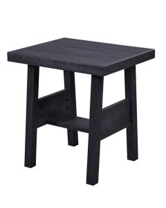 19" x 23" End Table Black