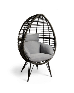 Standing Egg Chair Black