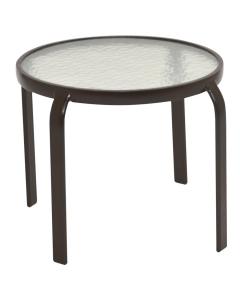 20" Round Side Table Bronze