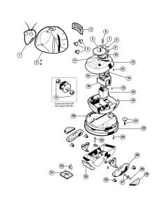 Hayward - Cleaner Parts - Aquabug 500 & W3500