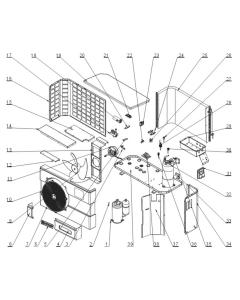 Hayward - Heat Pump Parts - HP50A1