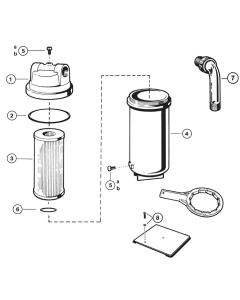 Hayward - Cartridge Filter Parts - Microstar-Clear