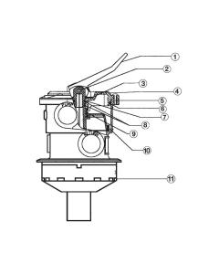 Hayward - Valve Parts - Multiport Valve - SP0714T