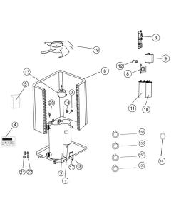 Hayward - Heat Pump Parts - Nautyl 100,000 (2014-2016)