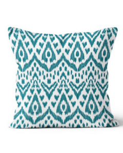 24” Square Ansley Teal Pillow
