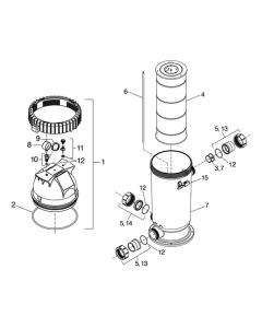 Jandy/Zodiac - Cartridge Filter Parts - CS Series