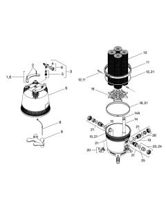 Jandy/Zodiac - Cartridge Filter Parts - CV Series