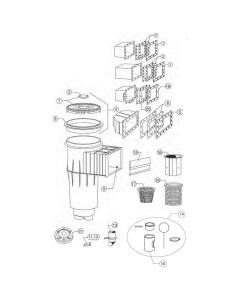 Pentair - Skimmer Parts - Admiral Skimmer