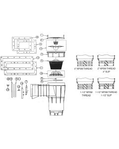 Pentair - Skimmer Parts - Bermuda Skimmer